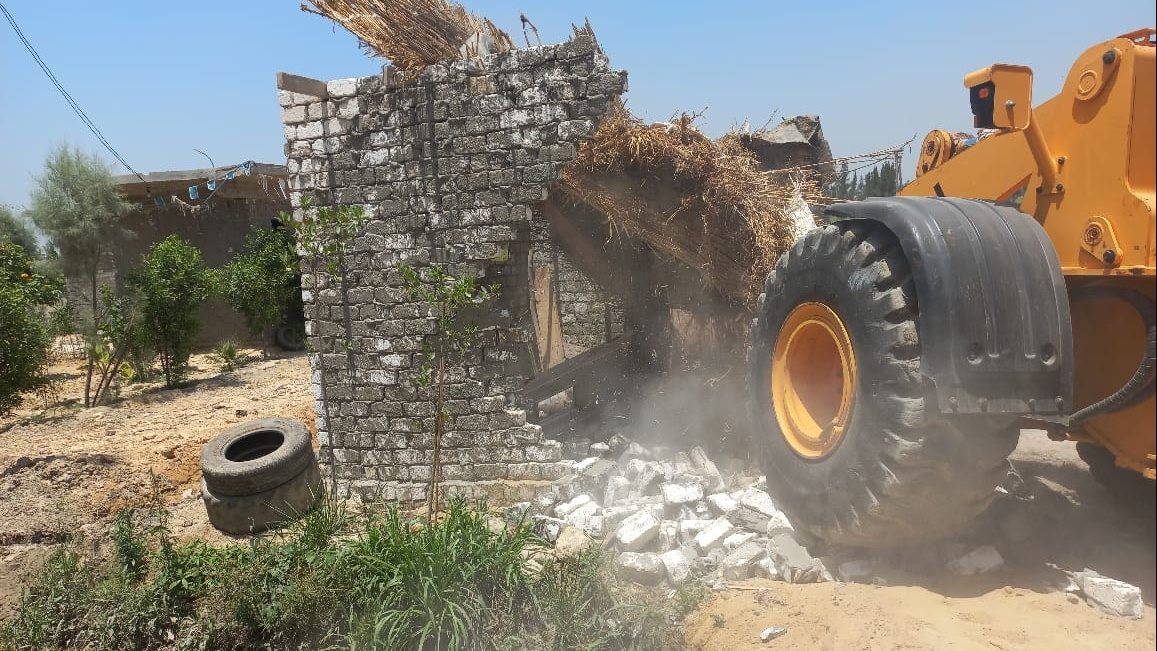 حملة مكبرة لإزالة أعمال البناء المخالف في الإسكندرية