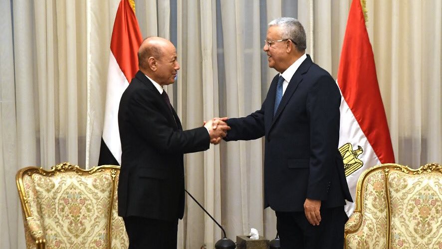 رئيس مجلس النواب يستقبل  الدكتور رشاد العليمي