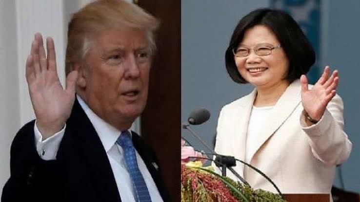 الرئيس الأمريكي السابق يهاتف نظيرته التايوانية 