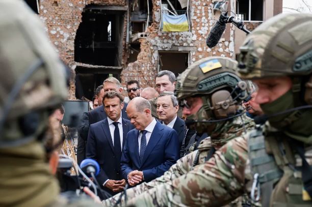 الزعماء الأوروبيين في إربين الأوكرانية