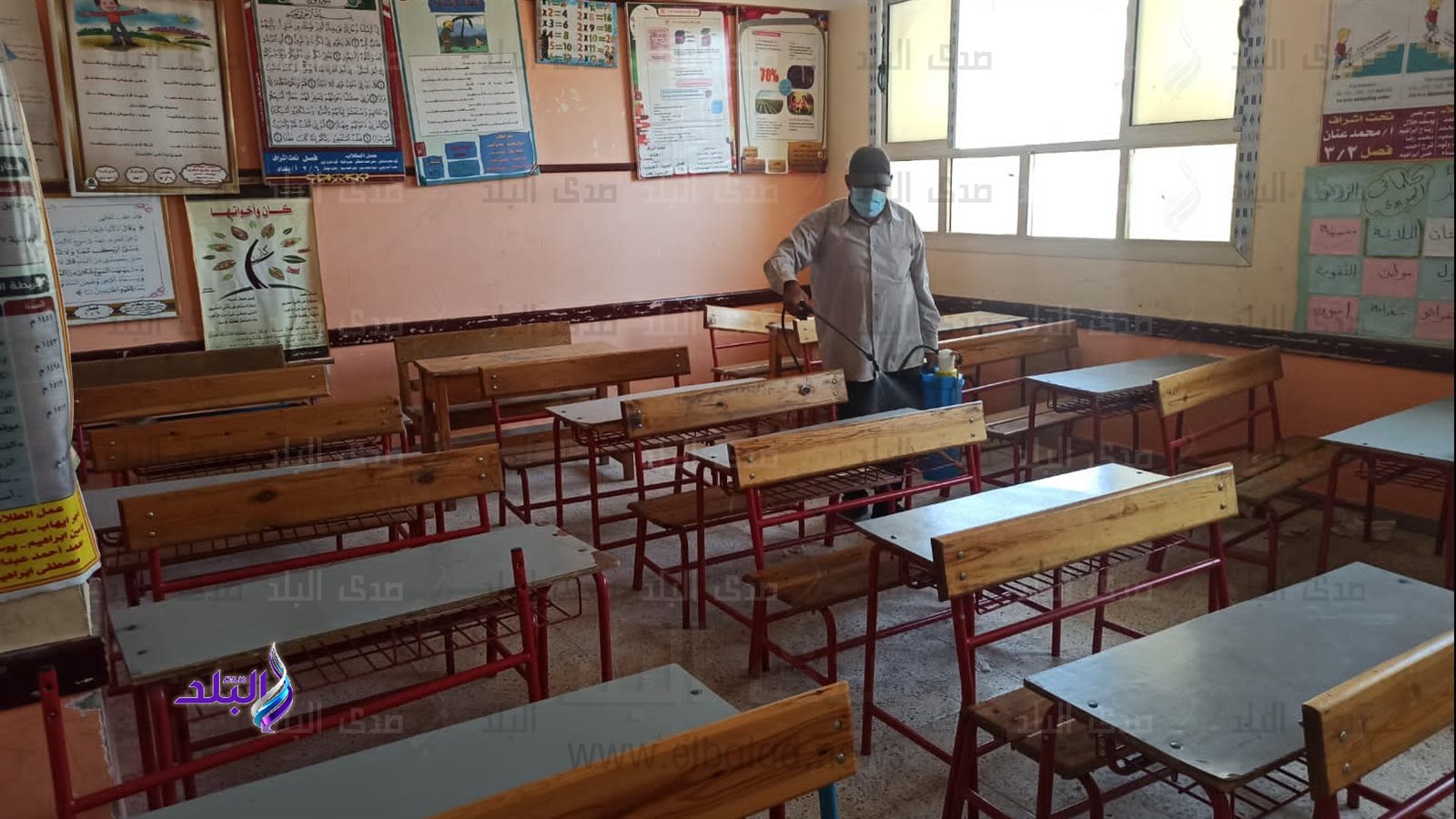 تعقيم لجان امتحانات الثانوية العامة