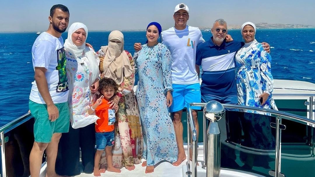 مصطفى محمد وعائلته