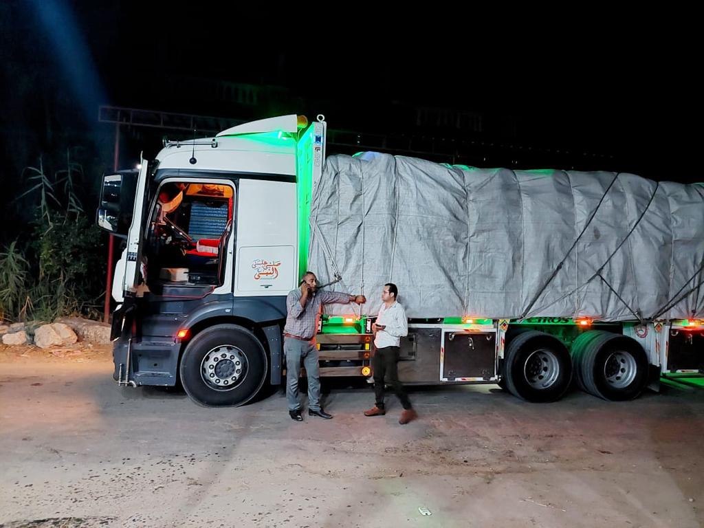 ضبط سيارة محملة بـ ٣٥ طن من الأقماح 