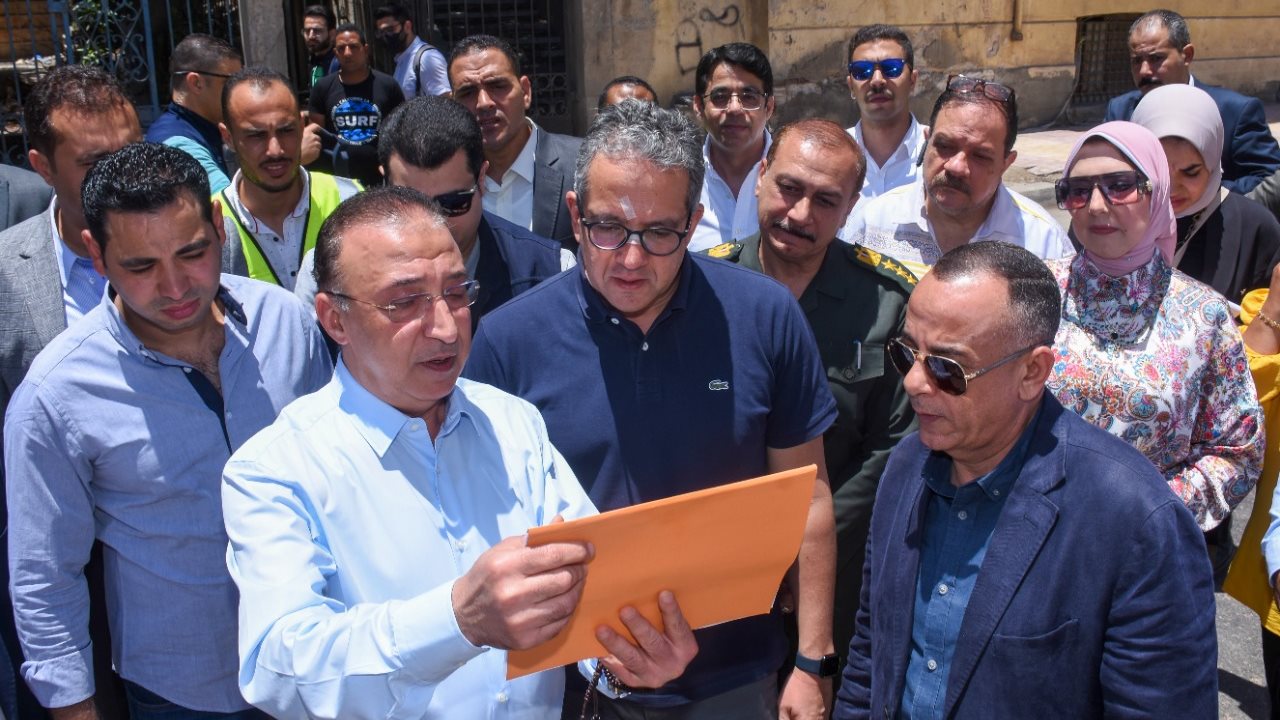 محافظ الإسكندرية ووزير السياحة يتفقدان مشروع المتحف اليوناني