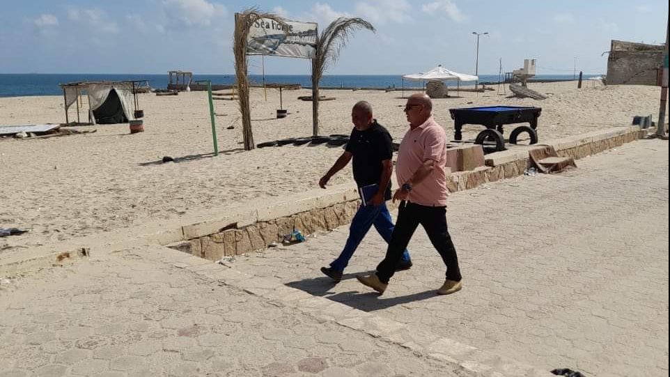 جولة لمتابعة كورنيش العريش 