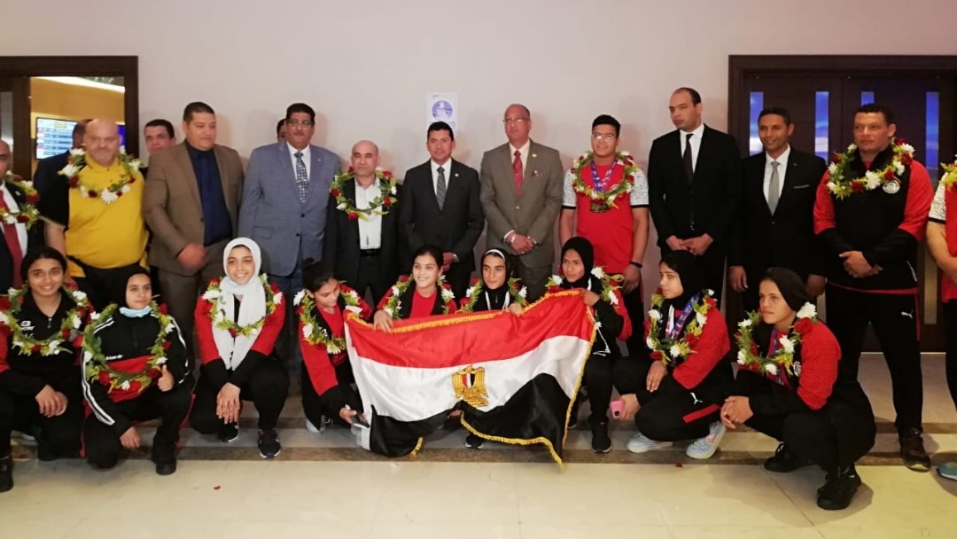 بعثة منتخب مصر لرفع الأثقال 