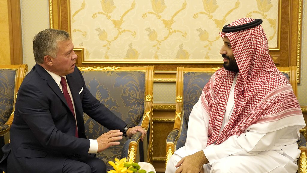 العاهل الأردني وولي العهد السعودي