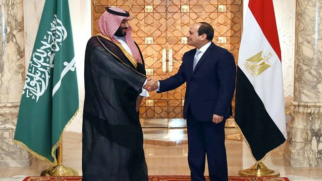 الرئيس السيسي مع الأمير محمد بن سلمان الرئيس السيسي مع الأمير محمد بن سلمان