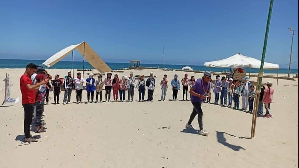 معسكرات كيفية علي شاطيء العريش 