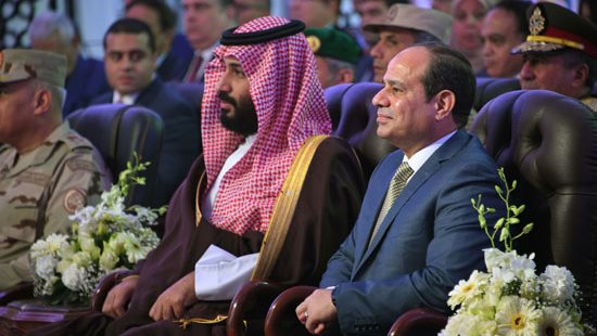 الرئيس السيسي مع الأمير محمد بن سلمان
