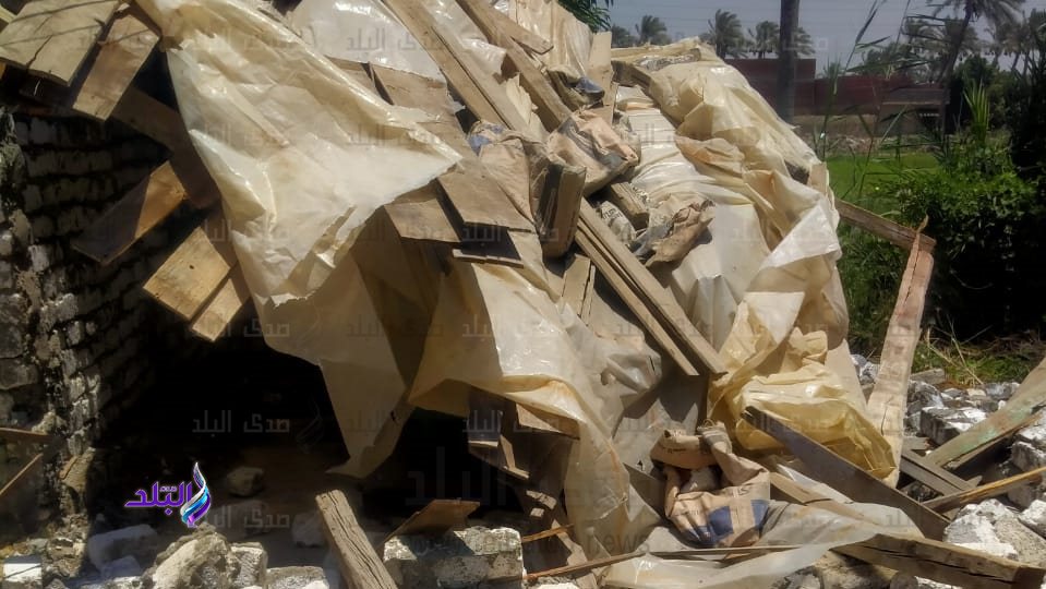 ازالة التعديات علي الأراضي الزراعية ومخالفات البناء 