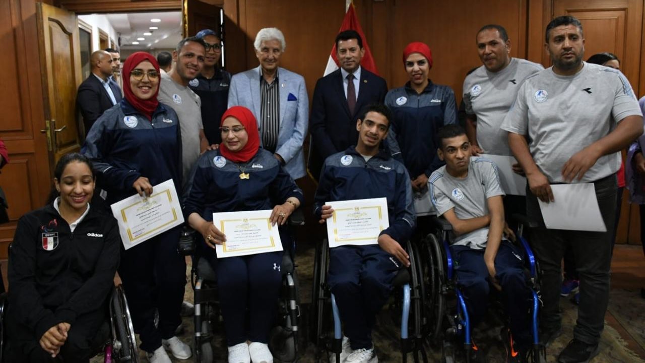 تكريم المنتخبات القومية البارالمبية
