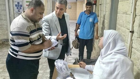 مدير الطب العلاجى يتفقد مستشفى الأطفال