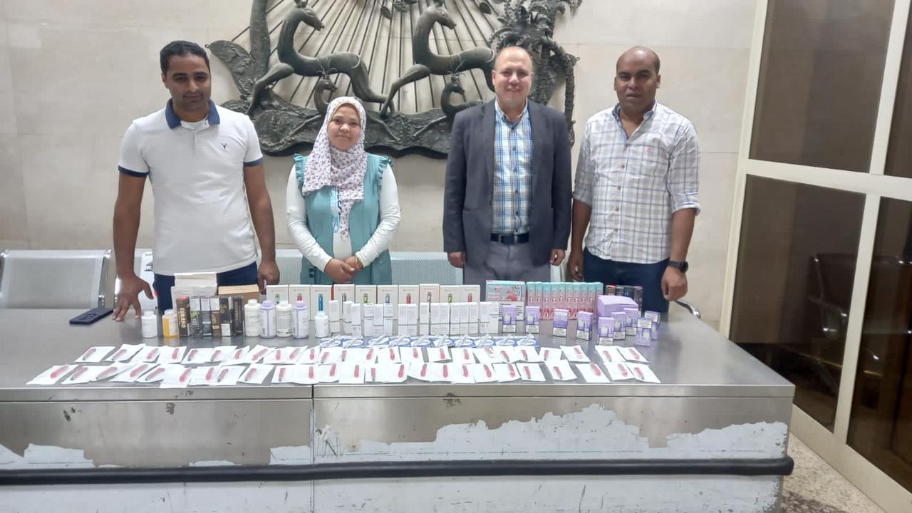 مضبوطات جمرك مطار سوهاج 