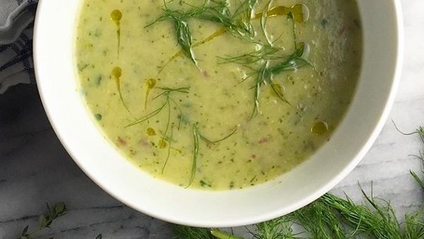 طريقة عمل شوربة البسباس بالبطاطس