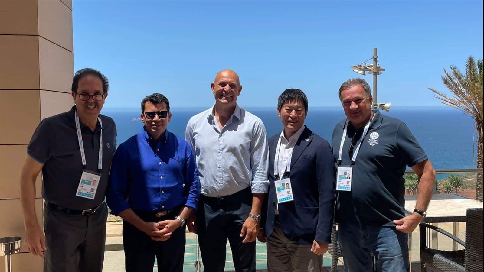 وزير الرياضة يلتقى رئيسي اتحادى اللجان الأوليمبية الأوروبية 