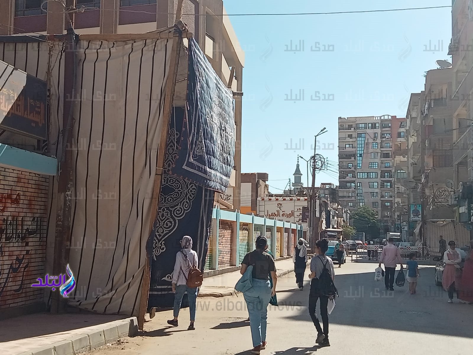توافد طلاب الشهادة الثانوية العامة بسوهاج 