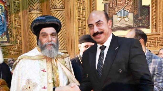 مراسم حفل تنصيب وتجليس الأنبا بيشوى أسقفاً لكاتدرائية أسوان