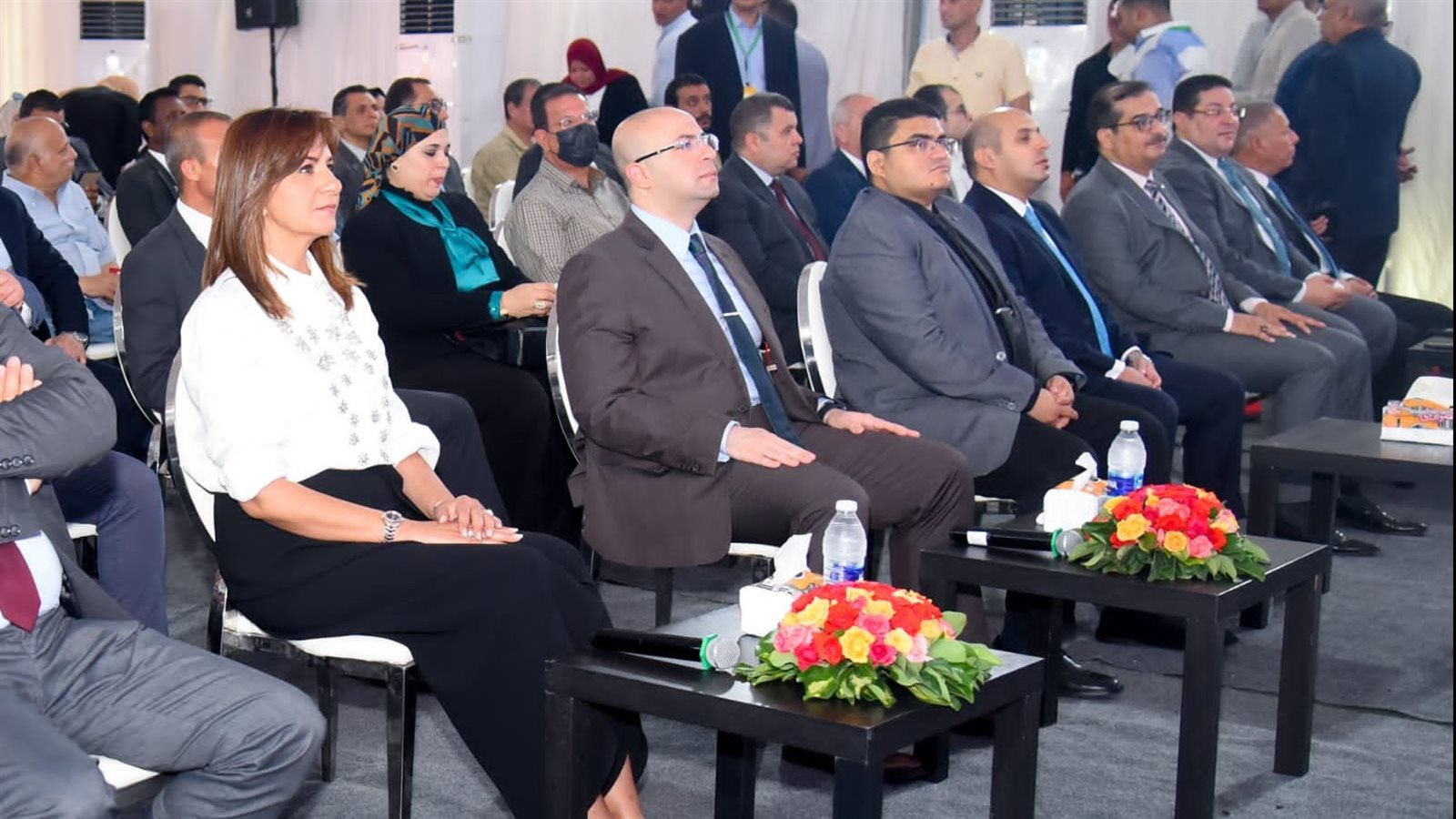 وزيرة الهجرة ومحافظ بني سويف