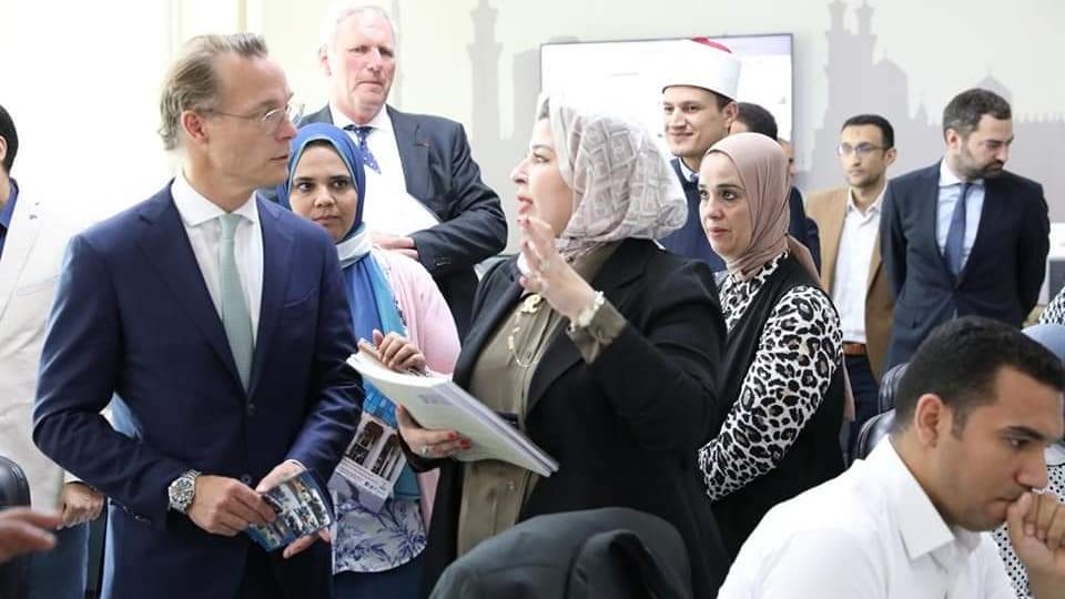 جانب من الزيارة