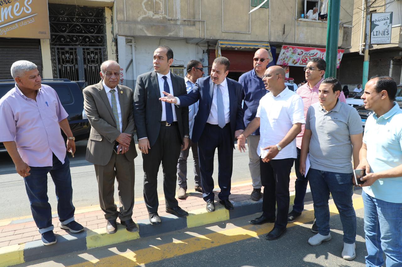 محافظ المنوفية يفتتح كورنيش بركة السبع 