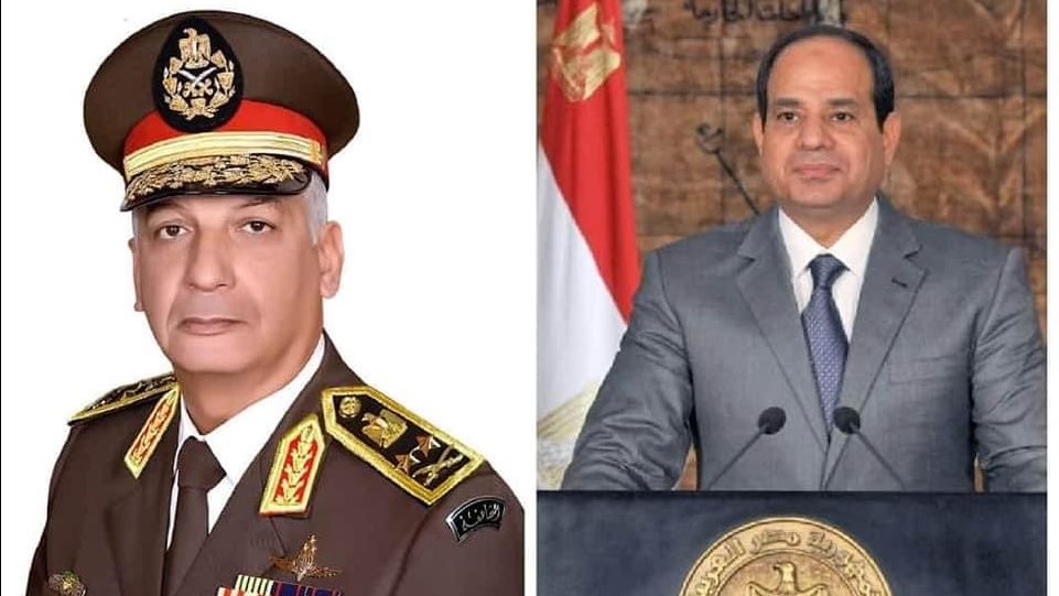 الرئيس السيسي ووزير الدفاع