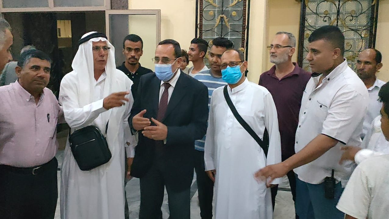 محافظ شمال سيناء في وداع حجاج الجمعيات الأهلية 