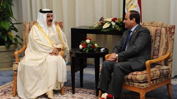 الرئيس السيسي وملك البحرين 