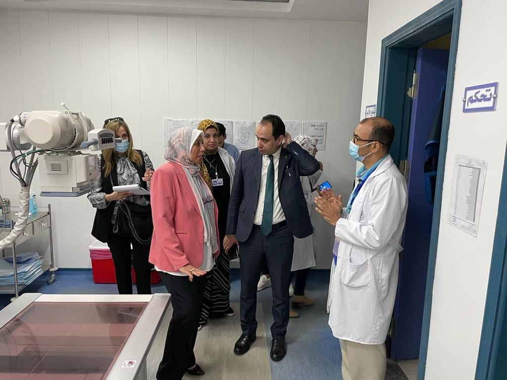 وفد لجنه الصحه بمجلس النواب