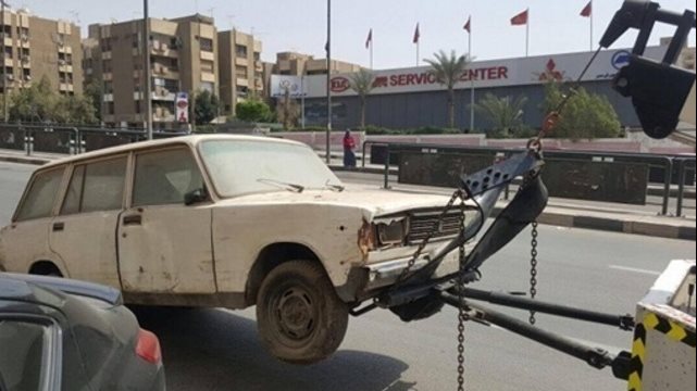 حملات رفع السيارات المتهالكة
