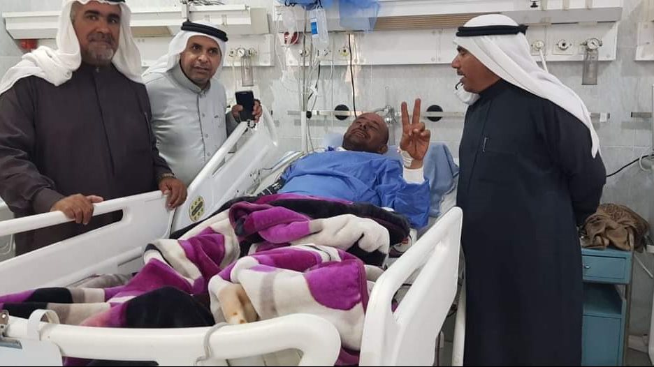 رعاية المصابين  في مستشفي العريش العام  