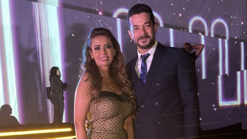 داليا مصطفي وزوجها