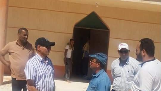 متابعة الأعمال داخل التجمعات التنموية بالحسنة 