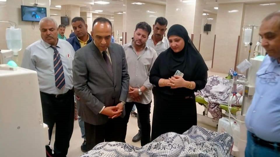 نائب محافظ المنيا يتفقد مستشفى سمالوط 