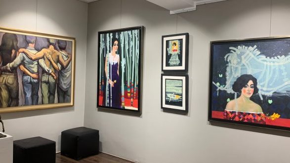 من افتتاح المعرض