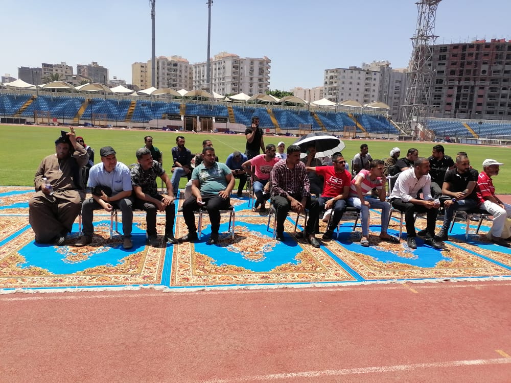 القرعة العلنية باستاد الإسكندرية 