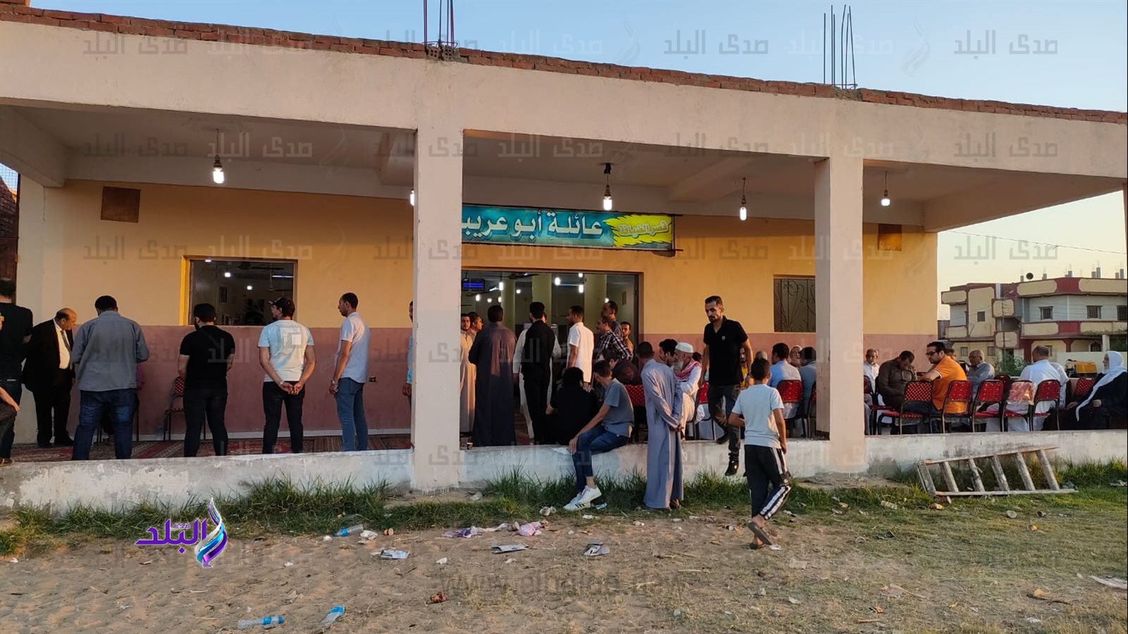 توافد الآلاف لتقديم واجب العزاء في عريس الإسماعيلية