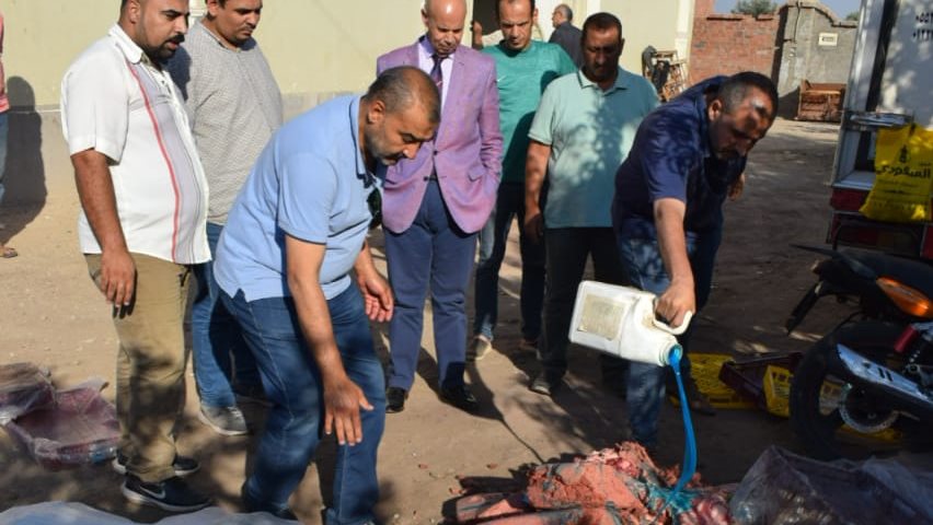 إعدام مواد غذائية بالشرقية 