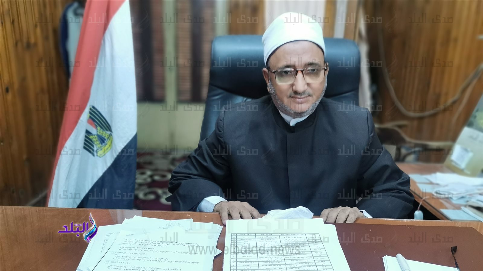 الدكتور حسانين عبد الحكم وكيل وزارة الأوقاف بالمنيا 