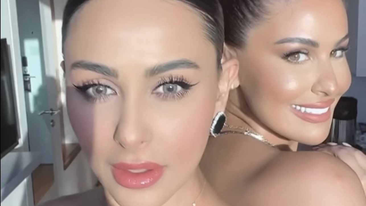 مي سليم بصحبه شقيقتها ميس حمدان 