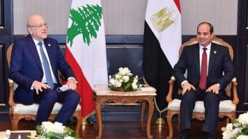 صورة أرشيفية للرئيس وميقاتي 
