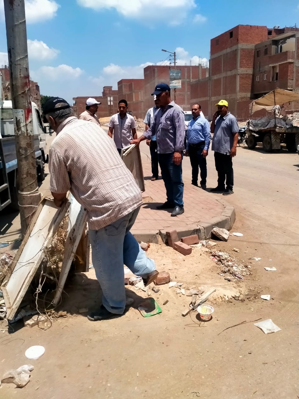 حملة لإزالة الاشغالات