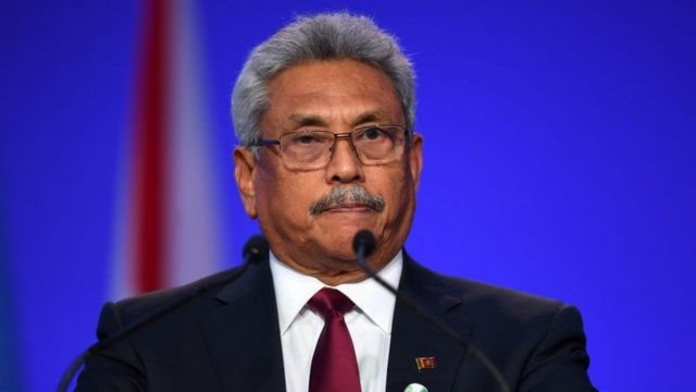 رئيس سريلانكا السابق