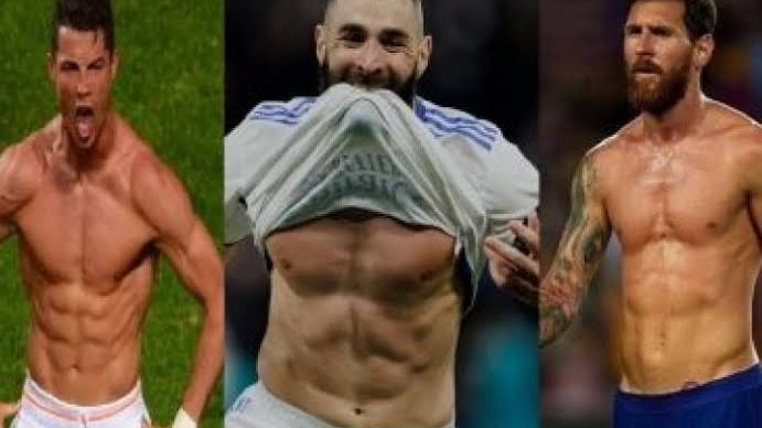 ميسي وبنزيما وكريستيانو 