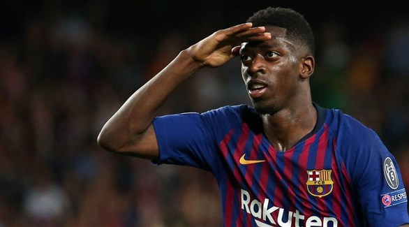 عثمان ديمبلي نجم فريق برشلونة