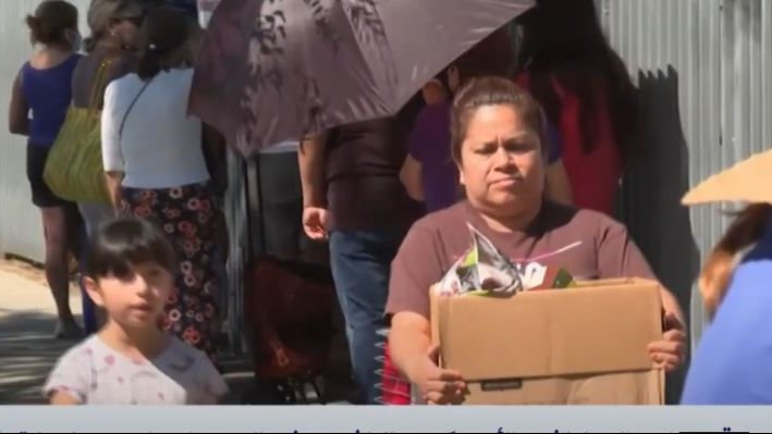  عودة طوابير المواطنين الأمريكيين 