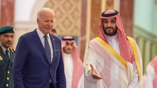 الأمير محمد بن سلمان والرئيس الأمريكي