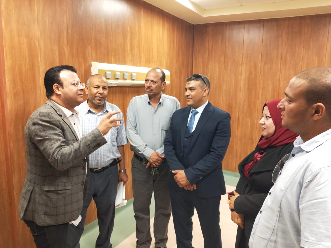 قيادات مستشفي الباجور 