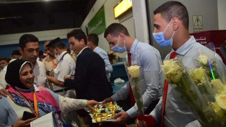 عودة بعثة الحج للقوات المسلحة 