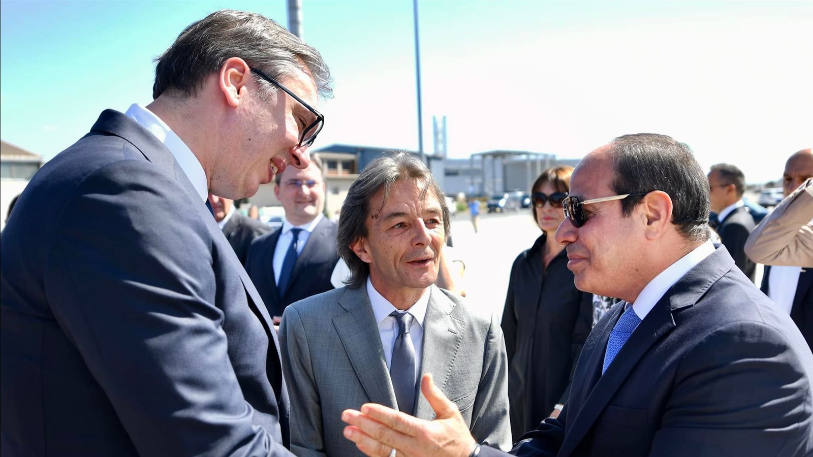 الرئيس السيسي ونظيره الصربي 